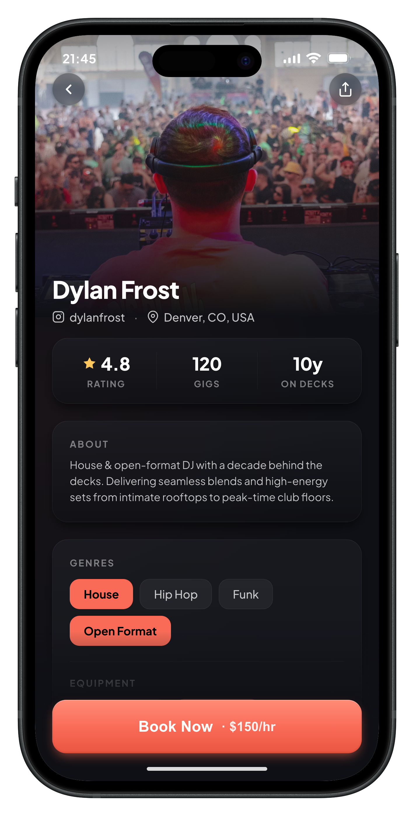 Create your profile